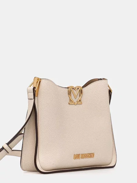 LOVE MOSCHINO Ročna torba Écru bež