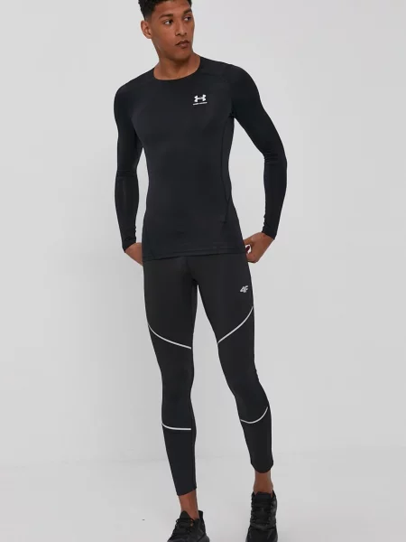Under Armour pánske tričko s dlhým rukávom Ua Hg Armour Comp LS black čierna