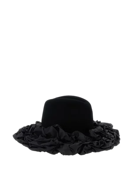 Căciulă Comme Des Garçons cu volane negru