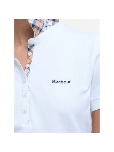 Tricou Barbour alb