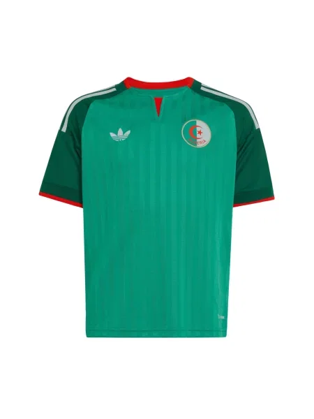 ADIDAS PERFORMANCE Tehnička sportska majica Algeria 26 Away Kids zelena / tamno zelena / crvena bijela