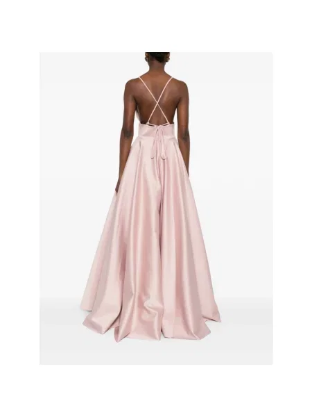Sukienka maxi Solace London różowa
