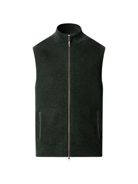 Cardigan Hackett London de lână verde