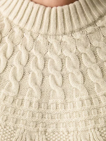Fjallraven светр вовняний Ovik Solid Jacquard