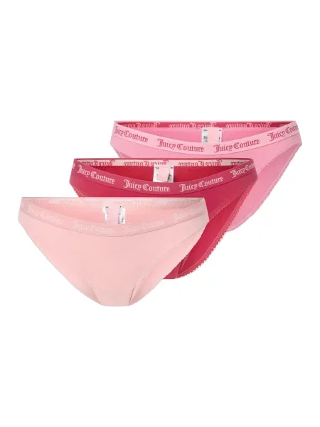 Juicy Couture Slip FEMME DIDDY roz pudră / roz pal / cireș roșu