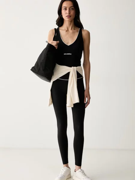 Pantaloni Karl Lagerfeld negru