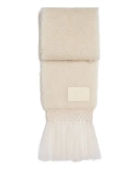 Fular Jil Sander cu franjuri