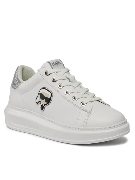 Sneakersy KARL LAGERFELD biela