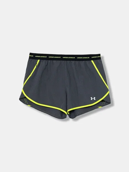 Tréninkové šortky Under Armour high waist šedá