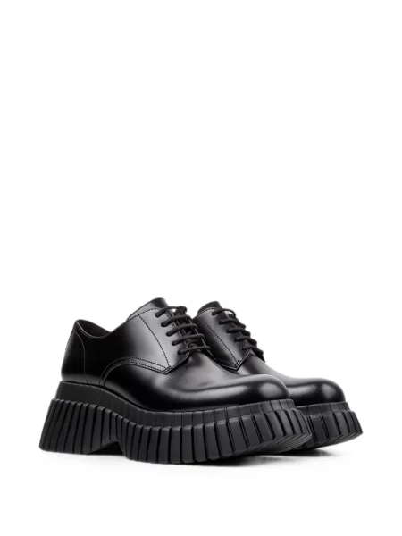 Pantofi derby Camper cu platformă negru