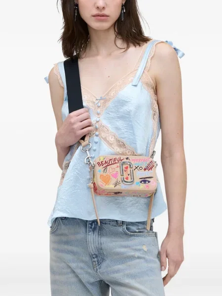 Geanta de piele Marc Jacobs din piele