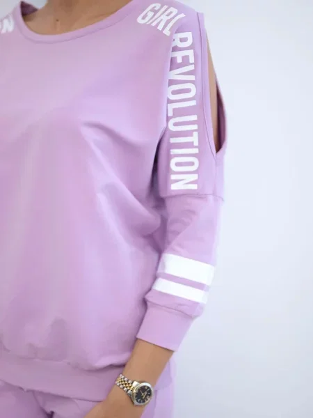 Pantaloni copii Kesi violet