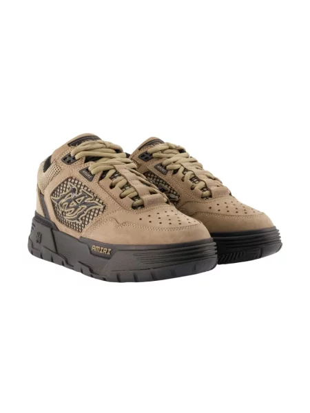 Sneakersy Amiri skórzane brązowe