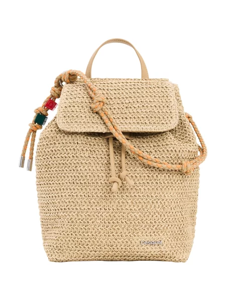 Rucsac Desigual cu autograf bej