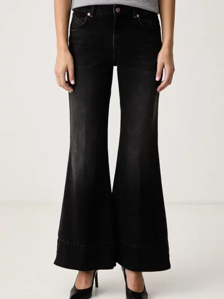 BOSS Orange blugi flared pentru femei C_GLORIA LR negru