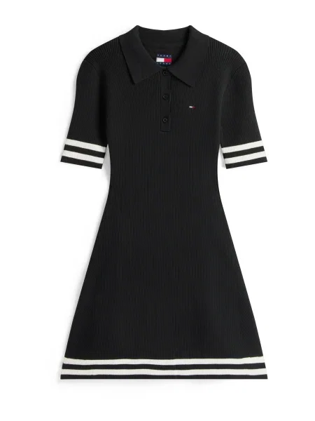 Tommy Jeans rochie mini evazați negru