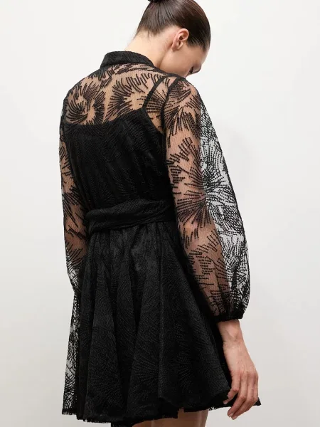 Answear.LAB rochie mini evazati negru