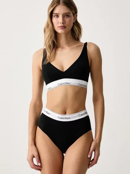 Calvin Klein Underwear trojuholníková podprsenka s modalom čierna