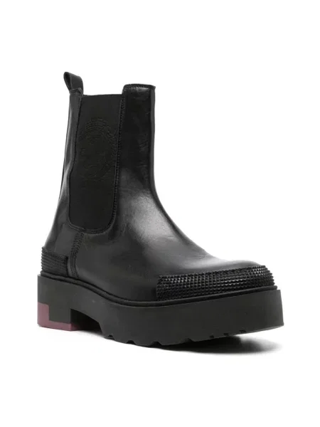 Sztyblety Tommy Hilfiger skórzane czarne