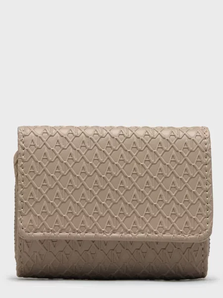 Гаманець Armani Exchange бежевий