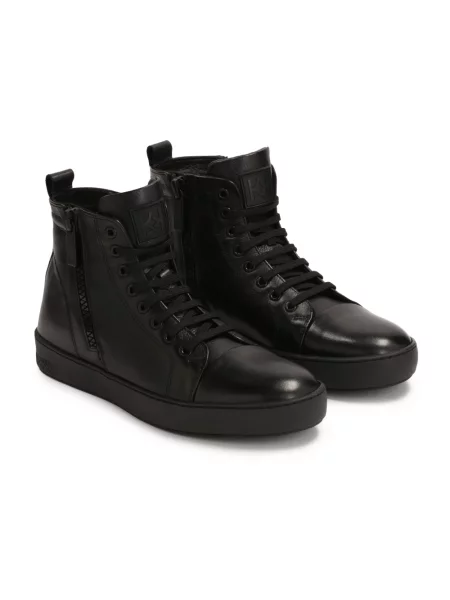 Sneakersy Kazar skórzane czarne