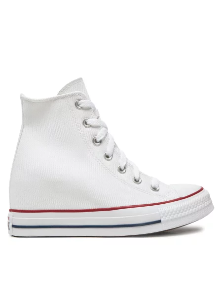 Кеды Converse на платформе белые