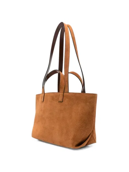 Szarvasbőr shopper táska A.p.c. autogrammal barna