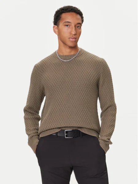 HUGO Pulover Syer bej