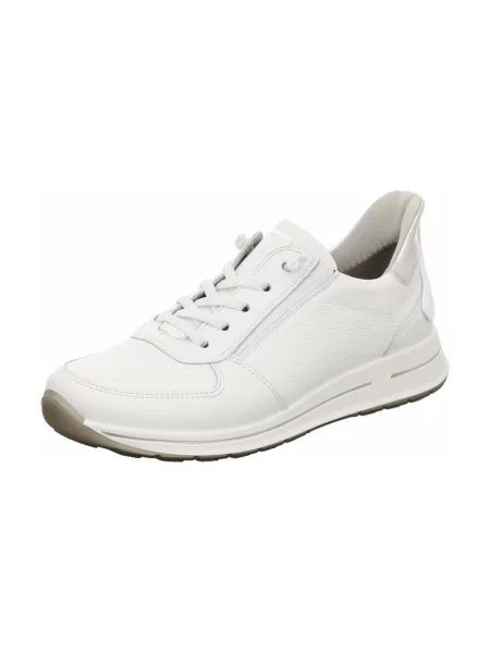 Sneakersy Ara sznurowane skórzane białe