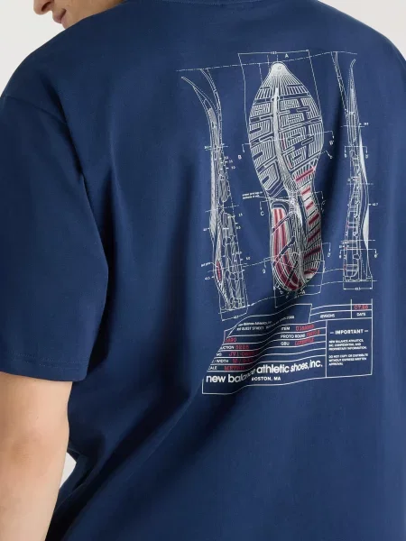 Футболка New Balance синяя