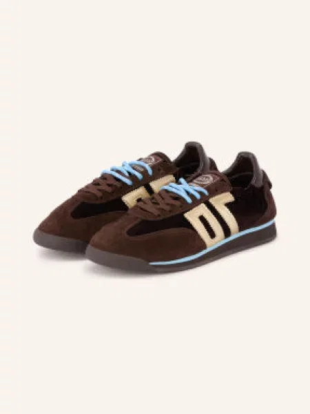 Back 70 Sneakersy Rocket tmavě hnědá / zlatá / tmavě modrá