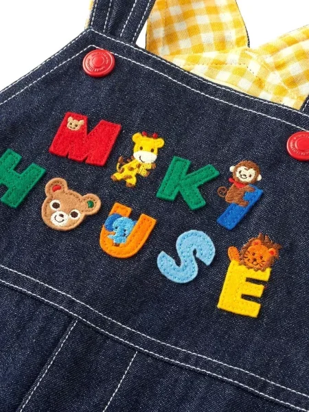 Szorty jeansowe dziecięce Miki House niebieskie