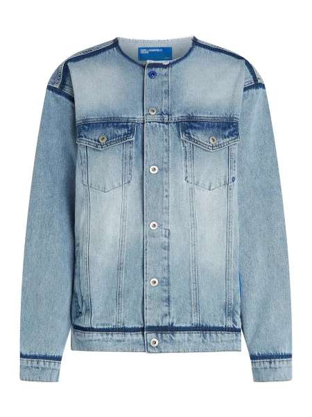 KARL LAGERFELD JEANS Geacă de primăvară-toamnă denim albastru