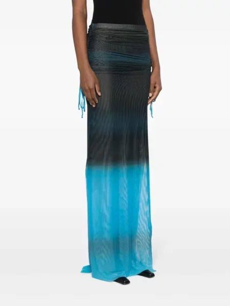 Fusta maxi Kerne.milk cu gradient albastru