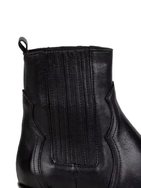 Botine Imma din piele negru
