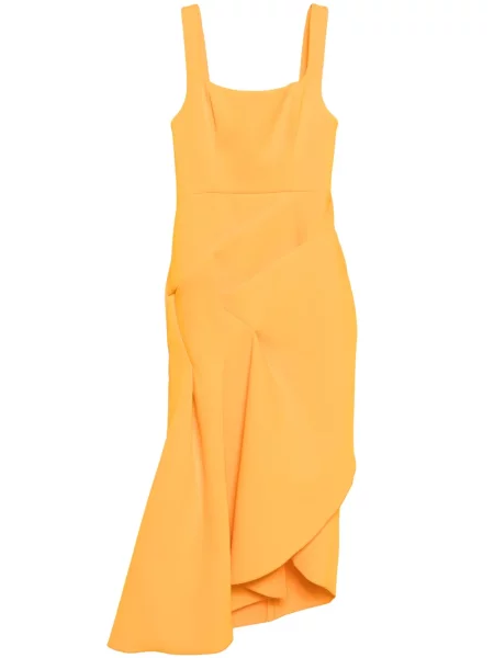 Rochie midi Acler portocaliu