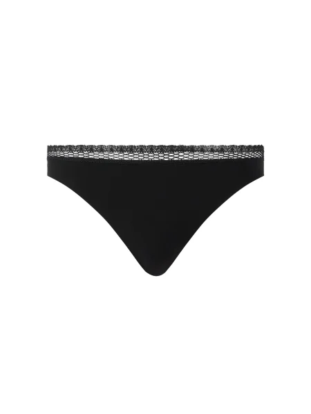 Chantelle String bugyik Cozy Chic' fekete