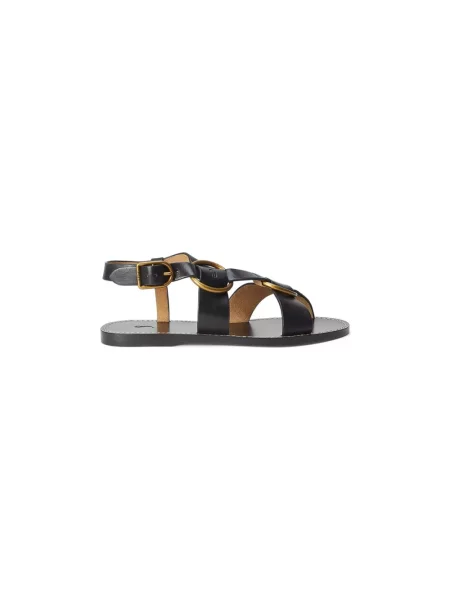 Polo Ralph Lauren sandały skórzane Plo Rng Sandal czarne