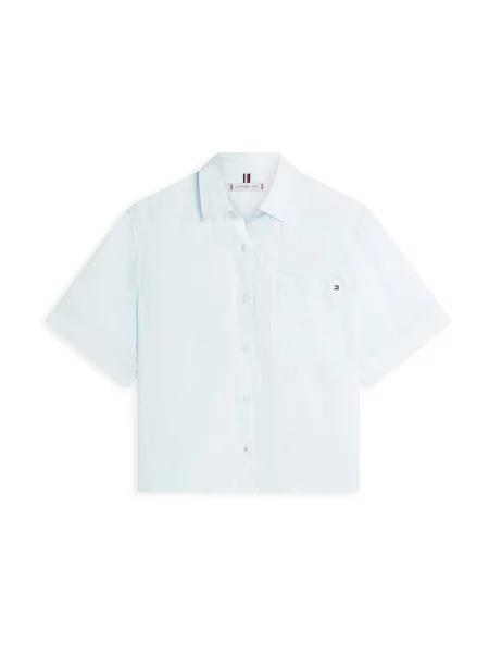 TOMMY HILFIGER Bluza ESS pastelno modra