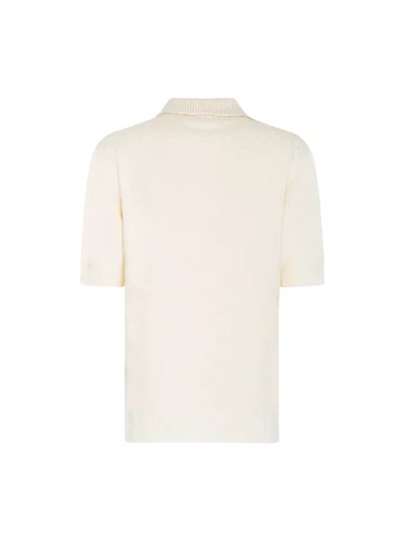 Bukiecik koszulka polo Maison Margiela biała