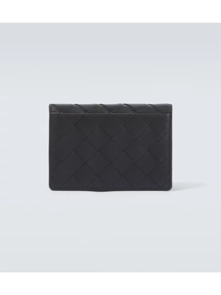 Portofel Bottega Veneta din piele negru