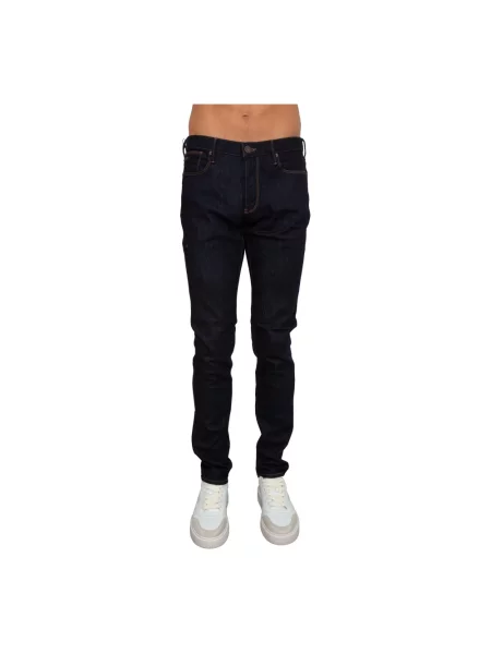 Jeansy Emporio Armani niebieskie
