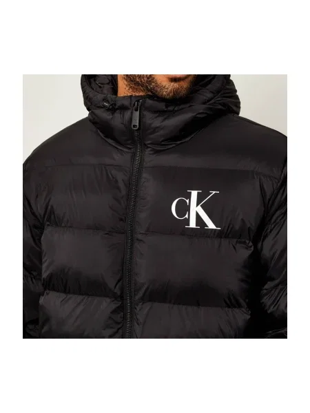 Džínsová bunda Calvin Klein Jeans čierna
