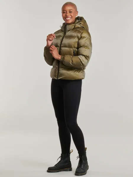 Geacă Superdry cu glugă alb