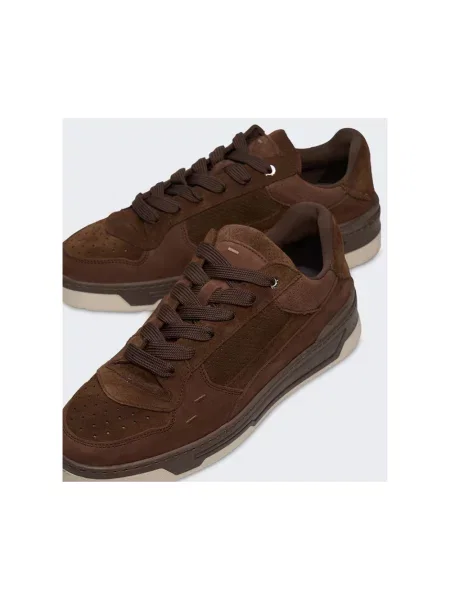 Sneakersy Filling Pieces zamszowe brązowe