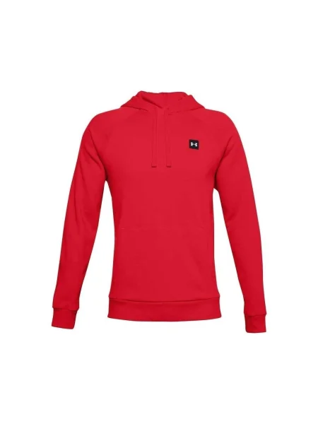 Hanorac cu glugă Under Armour din fleece roșu