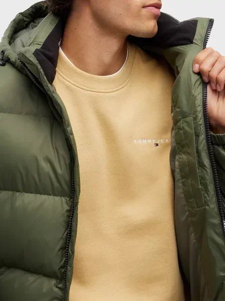 Джинсова куртка Tommy Jeans оливкова