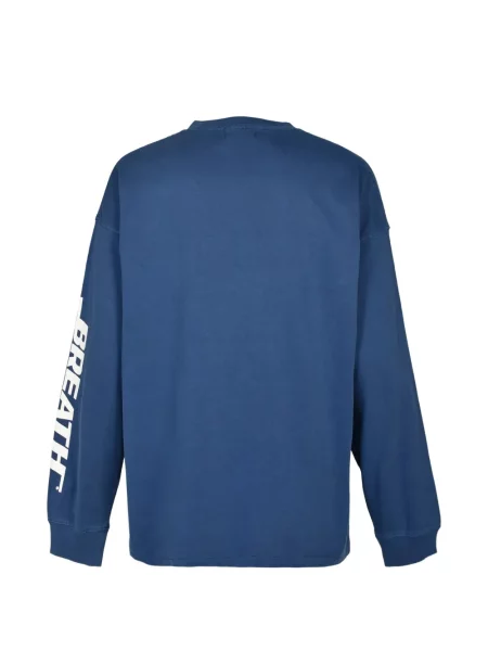 Lung tricou Breath cu imagine albastru
