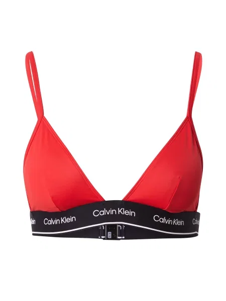Calvin Klein Swimwear Горнище на бански червен