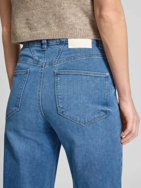 Jeansy z krój regular fit Spodnie z szerokimi nogawkami z Mieszanka bawełny Tom Tailor